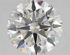 Picture of Natural Diamond 1.80 Carats, Round with Excellent Cut, I Color, VVS1 Clarity and Certified by GIA