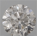 Natural Diamond 0.70 Carats, Round with Very Good Cut, J Color, SI2 Clarity and Certified by IGI