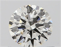 Natural Diamond 0.54 Carats, Round with Excellent Cut, I Color, VS2 Clarity and Certified by GIA