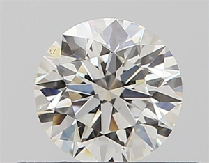 Picture of Natural Diamond 0.40 Carats, Round with Excellent Cut, I Color, VS2 Clarity and Certified by GIA