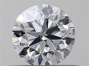 Picture of Natural Diamond 0.40 Carats, Round with Very Good Cut, D Color, VVS2 Clarity and Certified by GIA