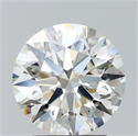 Natural Diamond 2.01 Carats, Round with Excellent Cut, J Color, VVS2 Clarity and Certified by GIA