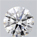 Natural Diamond 1.73 Carats, Round with Excellent Cut, F Color, VS1 Clarity and Certified by GIA