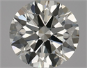 Natural Diamond 0.50 Carats, Round with Excellent Cut, K Color, SI1 Clarity and Certified by GIA