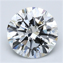 Natural Diamond 2.00 Carats, Round with Excellent Cut, F Color, SI1 Clarity and Certified by GIA