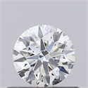 Natural Diamond 0.40 Carats, Round with Excellent Cut, I Color, VS2 Clarity and Certified by GIA