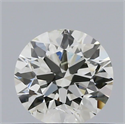 Natural Diamond 0.50 Carats, Round with Excellent Cut, I Color, SI1 Clarity and Certified by IGI