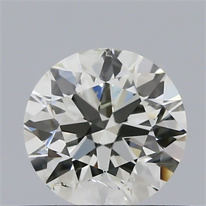 Picture of Natural Diamond 0.50 Carats, Round with Excellent Cut, I Color, SI1 Clarity and Certified by IGI