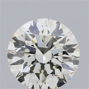 Picture of Natural Diamond 0.52 Carats, Round with Excellent Cut, K Color, VS2 Clarity and Certified by GIA