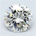 Natural Diamond 1.56 Carats, Round with Very Good Cut, F Color, VVS2 Clarity and Certified by GIA