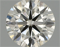 Natural Diamond 0.40 Carats, Round with Excellent Cut, I Color, SI1 Clarity and Certified by IGI