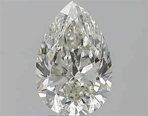 Picture of Natural Diamond 2.01 Carats, Pear with  Cut, I Color, SI2 Clarity and Certified by GIA