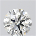 Natural Diamond 0.43 Carats, Round with Excellent Cut, I Color, SI1 Clarity and Certified by GIA