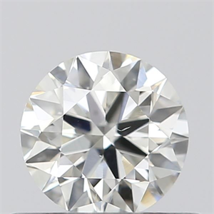 Picture of Natural Diamond 0.43 Carats, Round with Excellent Cut, I Color, SI1 Clarity and Certified by GIA