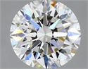 Natural Diamond 0.50 Carats, Round with Very Good Cut, I Color, VVS2 Clarity and Certified by GIA