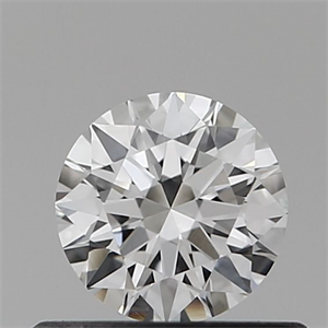 Picture of Natural Diamond 0.40 Carats, Round with Excellent Cut, E Color, VVS2 Clarity and Certified by IGI