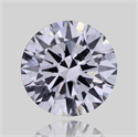 Natural Diamond 0.40 Carats, Round with Excellent Cut, H Color, SI2 Clarity and Certified by GIA