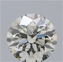 Natural Diamond 0.51 Carats, Round with Excellent Cut, H Color, SI2 Clarity and Certified by IGI