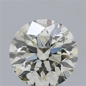 Picture of Natural Diamond 0.51 Carats, Round with Excellent Cut, H Color, SI2 Clarity and Certified by IGI