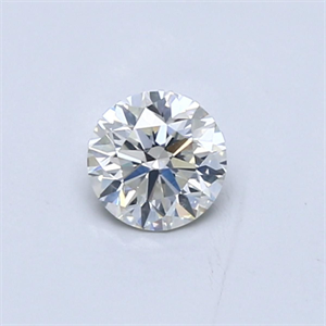 Picture of Natural Diamond 0.41 Carats, Round with Very Good Cut, J Color, SI1 Clarity and Certified by GIA