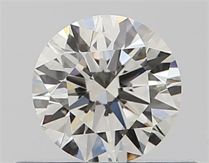 Picture of Natural Diamond 0.40 Carats, Round with Excellent Cut, I Color, VS1 Clarity and Certified by GIA