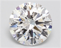 Natural Diamond 5.01 Carats, Round with Excellent Cut, D Color, SI2 Clarity and Certified by GIA