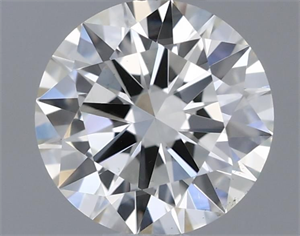 Picture of Natural Diamond 0.42 Carats, Round with Excellent Cut, H Color, VS1 Clarity and Certified by IGI