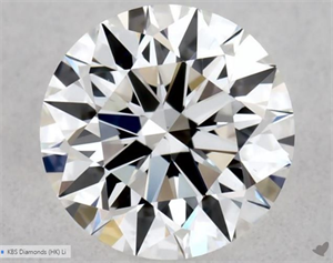 Picture of Natural Diamond 0.42 Carats, Round with Excellent Cut, E Color, VS1 Clarity and Certified by GIA