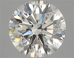 Picture of Natural Diamond 3.01 Carats, Round with Excellent Cut, H Color, SI2 Clarity and Certified by GIA