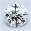 Natural Diamond 1.56 Carats, Round with Excellent Cut, E Color, SI1 Clarity and Certified by GIA