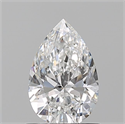 Natural Diamond 0.90 Carats, Pear with  Cut, E Color, VS2 Clarity and Certified by GIA