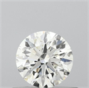 Natural Diamond 0.51 Carats, Round with Excellent Cut, J Color, SI1 Clarity and Certified by GIA