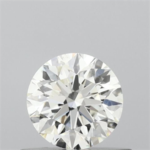 Picture of Natural Diamond 0.51 Carats, Round with Excellent Cut, J Color, SI1 Clarity and Certified by GIA