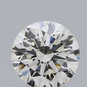 Picture of Natural Diamond 0.40 Carats, Round with Excellent Cut, G Color, SI1 Clarity and Certified by IGI