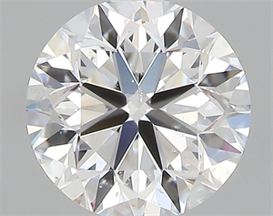 Picture of Natural Diamond 0.40 Carats, Round with Very Good Cut, E Color, SI2 Clarity and Certified by GIA