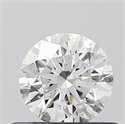 Natural Diamond 0.45 Carats, Round with Excellent Cut, E Color, I1 Clarity and Certified by IGI