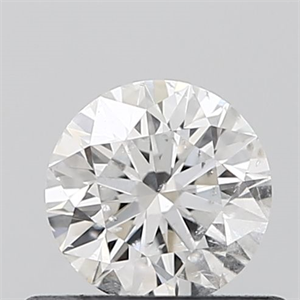 Picture of Natural Diamond 0.45 Carats, Round with Excellent Cut, E Color, I1 Clarity and Certified by IGI