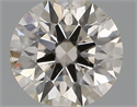 Natural Diamond 0.40 Carats, Round with Excellent Cut, K Color, SI2 Clarity and Certified by GIA