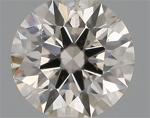 Picture of Natural Diamond 0.40 Carats, Round with Excellent Cut, K Color, SI2 Clarity and Certified by GIA