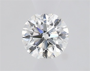 Picture of Natural Diamond 0.40 Carats, Round with Excellent Cut, H Color, VS1 Clarity and Certified by GIA