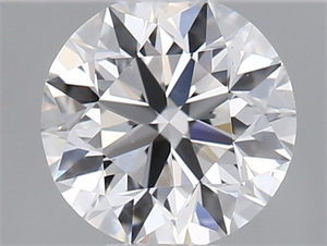 Picture of Natural Diamond 0.40 Carats, Round with Excellent Cut, D Color, VS1 Clarity and Certified by GIA