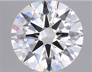 Picture of Natural Diamond 0.47 Carats, Round with Excellent Cut, H Color, VS2 Clarity and Certified by GIA