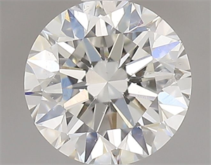 Picture of Natural Diamond 0.50 Carats, Round with Very Good Cut, I Color, SI1 Clarity and Certified by GIA