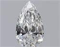 Natural Diamond 0.75 Carats, Pear with  Cut, E Color, IF Clarity and Certified by GIA