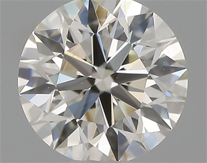 Picture of Natural Diamond 0.40 Carats, Round with Excellent Cut, H Color, VS2 Clarity and Certified by IGI