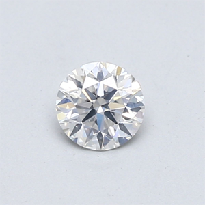 Picture of Natural Diamond 0.40 Carats, Round with Excellent Cut, F Color, SI2 Clarity and Certified by GIA