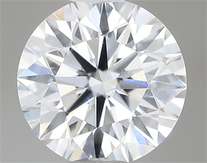 Picture of Natural Diamond 0.40 Carats, Round with Very Good Cut, E Color, SI2 Clarity and Certified by GIA