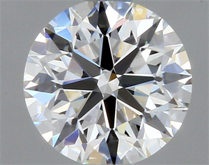 Picture of Natural Diamond 0.40 Carats, Round with Excellent Cut, H Color, VVS2 Clarity and Certified by GIA