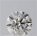 Natural Diamond 0.40 Carats, Round with Excellent Cut, H Color, SI1 Clarity and Certified by GIA