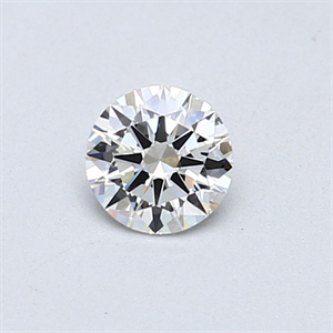 Picture of Natural Diamond 0.40 Carats, Round with Excellent Cut, I Color, VVS1 Clarity and Certified by GIA